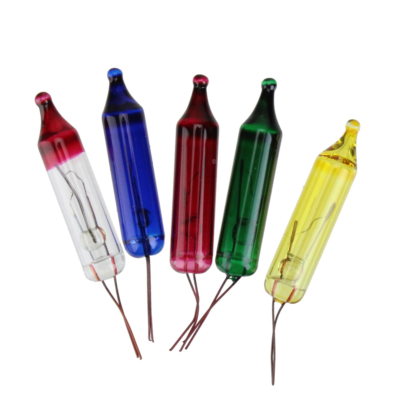 Sienna Christmas Mini Incandescent Replacement Bulbs - Multicolor - 6 Volts - Pack of 5